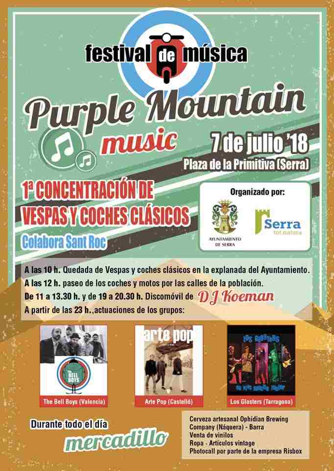 En este momento estás viendo El festival de música Purple Mountain abre el verano en Serra