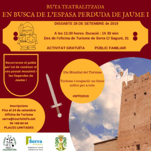 Read more about the article World Tourism Day – free teatralized route: In search of the lost space of Jaume I