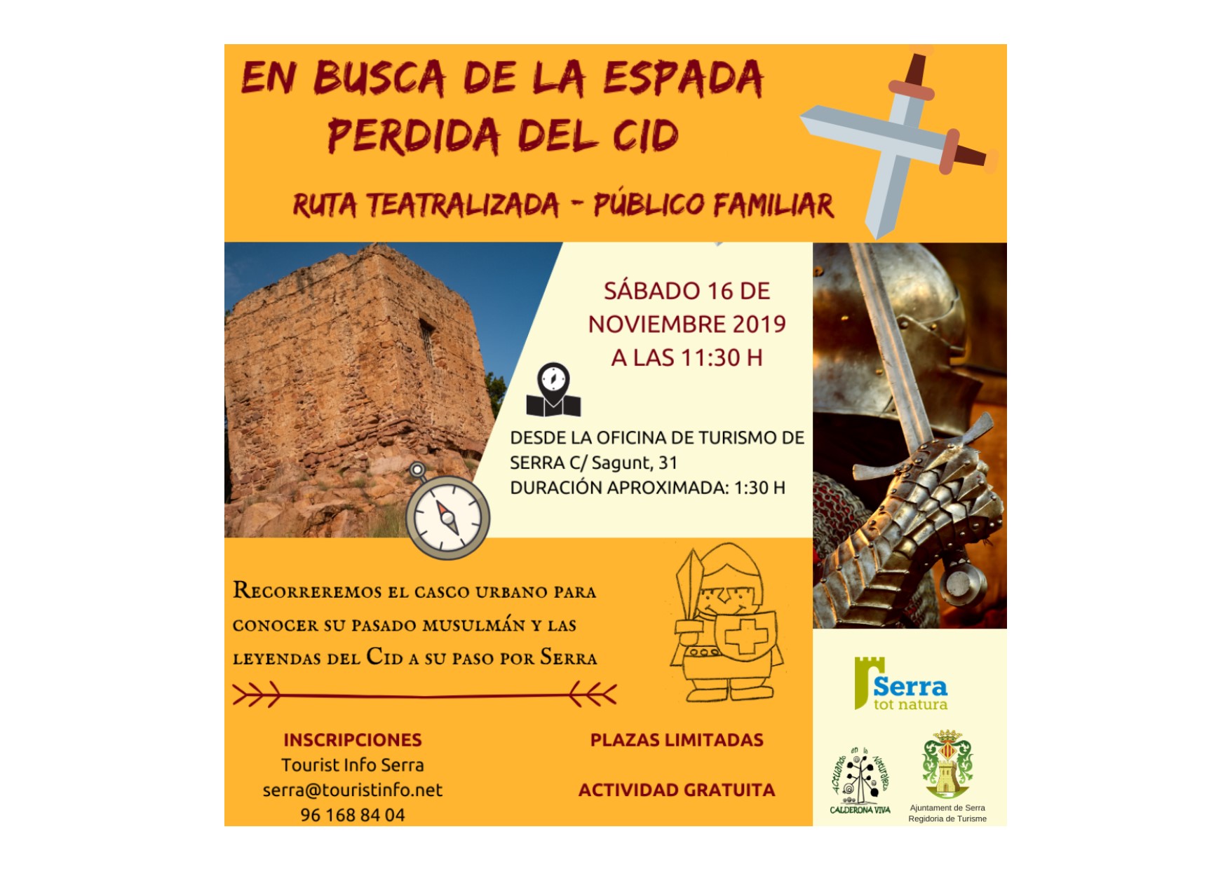 You are currently viewing Ruta teatralitzada “En busca de l’espasa perduda del Cid”