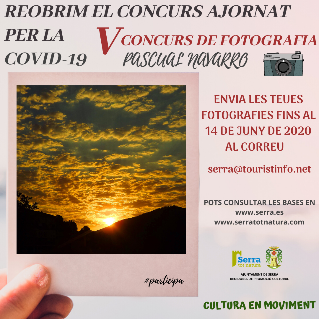 You are currently viewing Serra reprén el V Concurs de fotografia ambiental Pascual Navarro