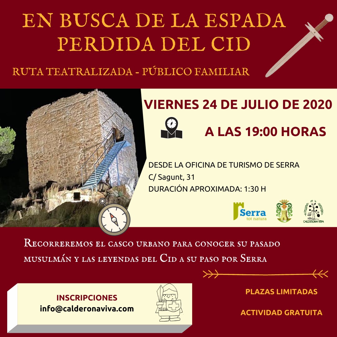 You are currently viewing Ruta teatralitzada “En busca de l’espasa perduda del Cid”