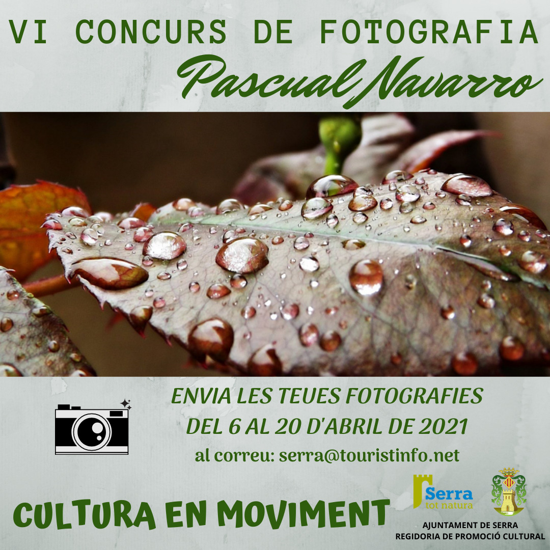 You are currently viewing Serra announces the 6th Pascual Navarro Photography Contest