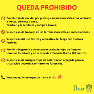 Lee más sobre el artículo Restricciones por la preemergencia. Alto riesgo de incendios