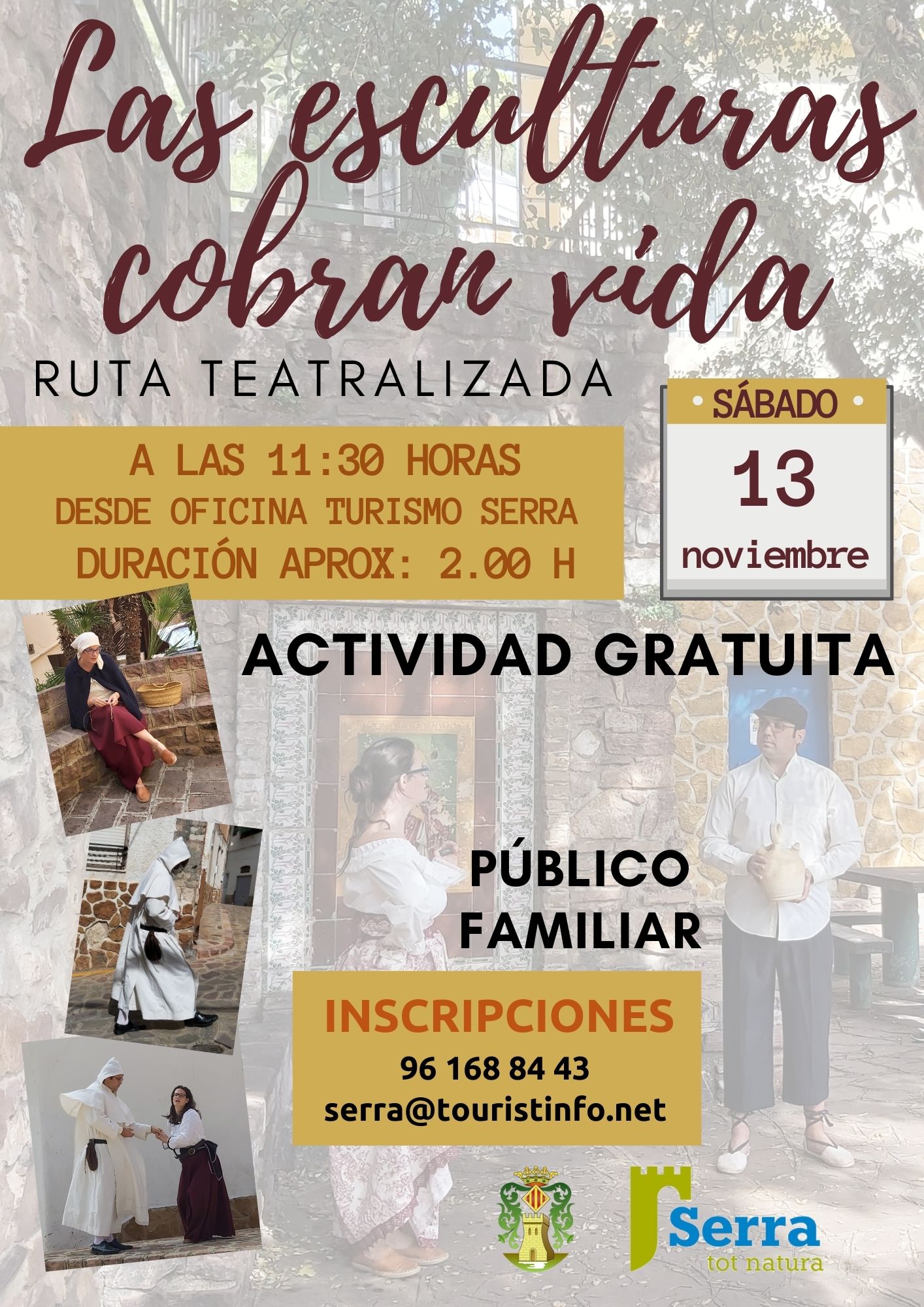 You are currently viewing Ruta teatralitzada gratuïta: Les escultures cobren vida