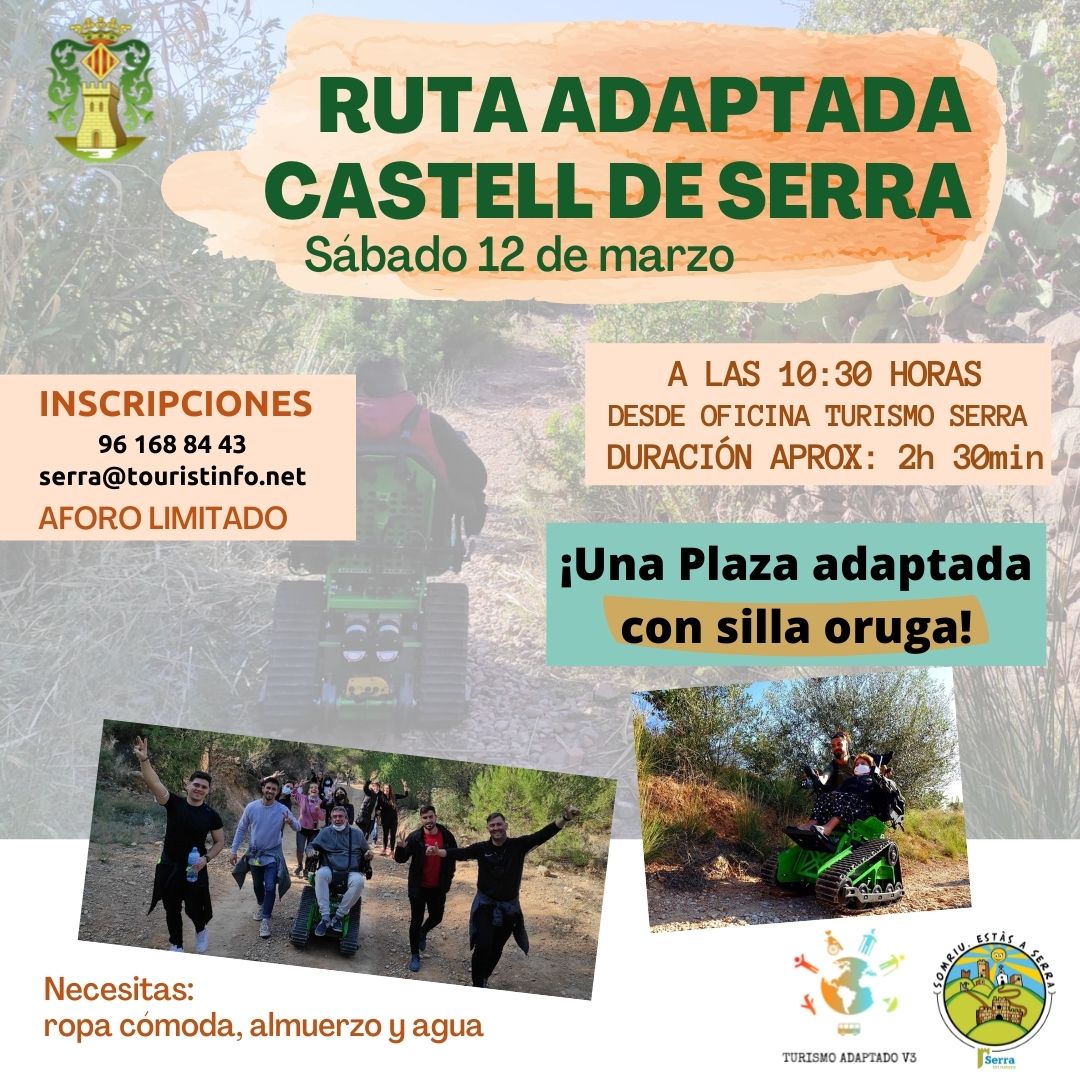 En este momento estás viendo Ruta adaptada Castell de Serra