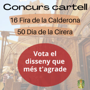 Read more about the article Voting open to choose the poster of the Fira de la Calderona and Dia de la Cirera