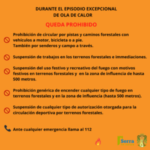 Lee más sobre el artículo Prohibiciones durante la ola de calor