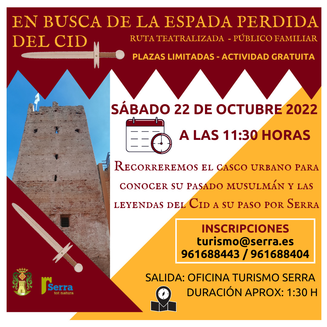 You are currently viewing Ruta teatralitzada “En busca de la espada perdida del Cid”