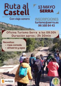 Lee más sobre el artículo Ruta al Castell de Serra el 13 de mayo