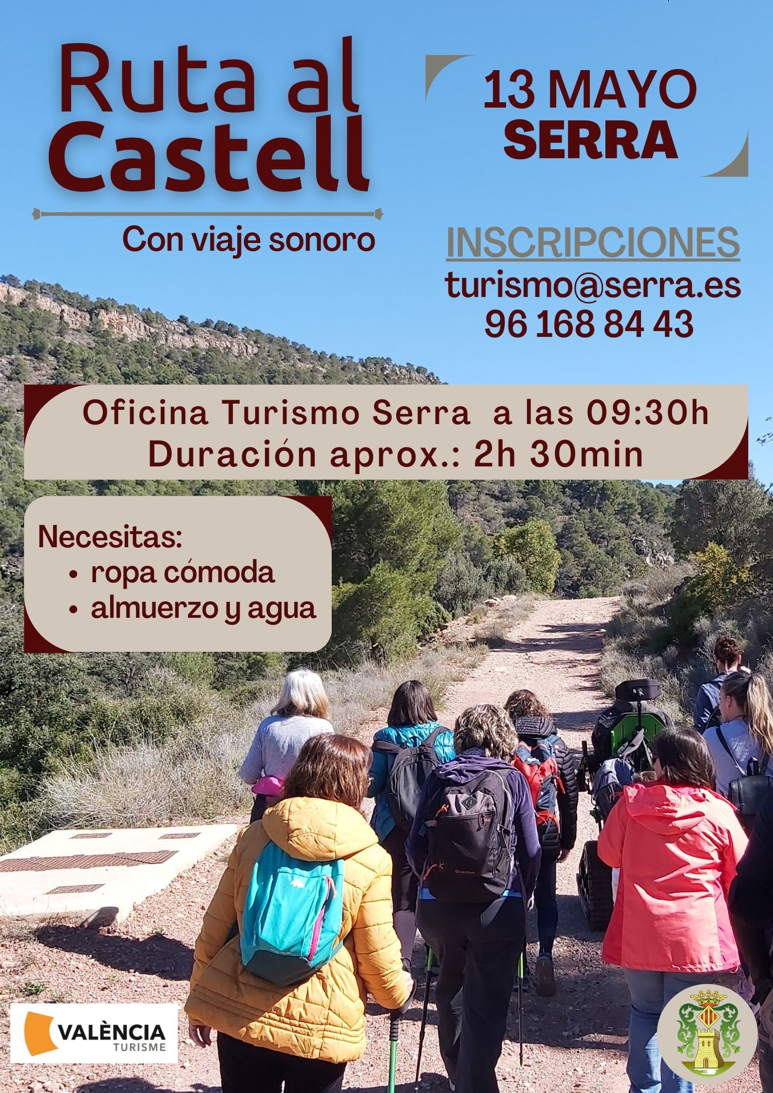 You are currently viewing Route to Castell de Serra on 13 May