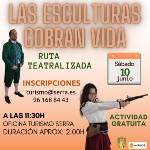 Lee más sobre el artículo Ruta teatralizada “Las esculturas cobran vida”