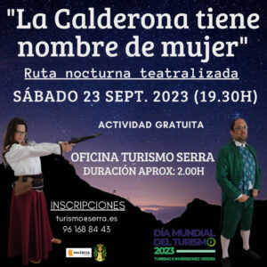 Lee más sobre el artículo Ruta teatralizada nocturna “La Calderona tiene nombre de mujer»