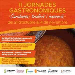 Lee más sobre el artículo Serra celebra las II Jornadas Gastronómicas de la calabaza