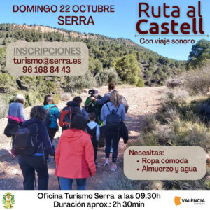Read more about the article Ruta al Castel de Serra el 22 d’octubre