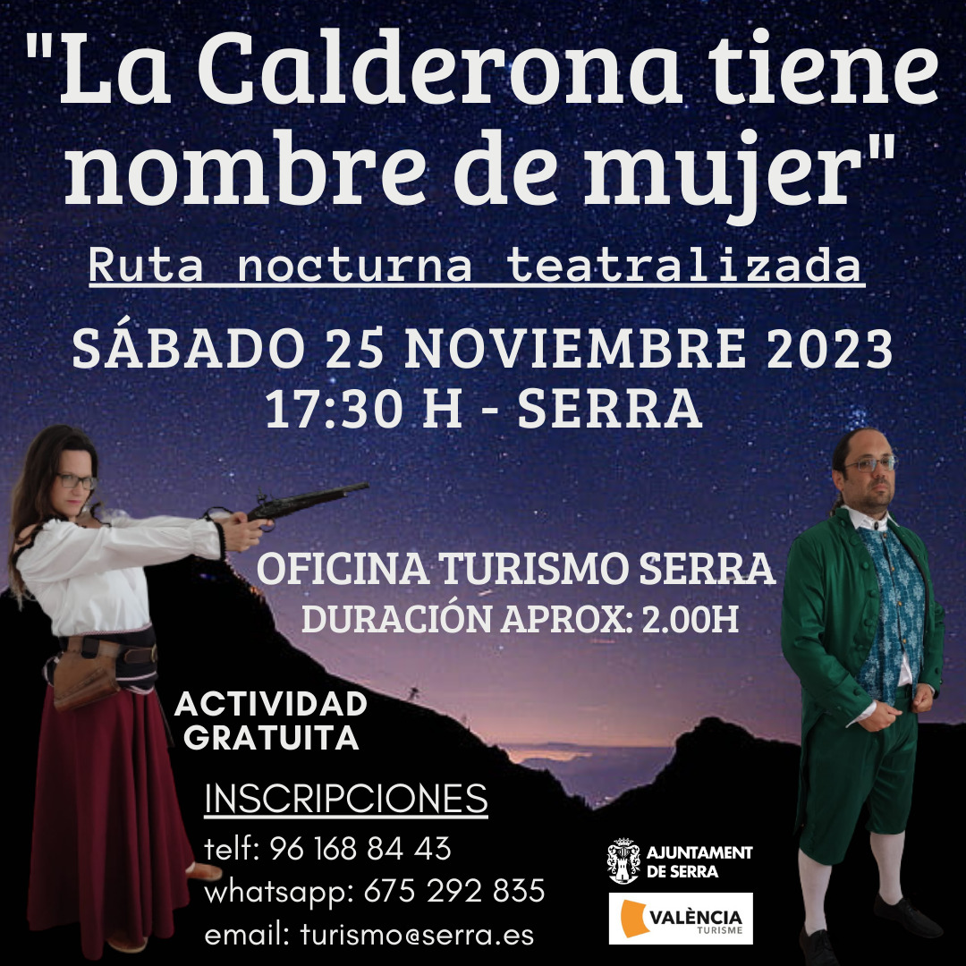 En este momento estás viendo Última ruta teatralizada del año el 25 de noviembre