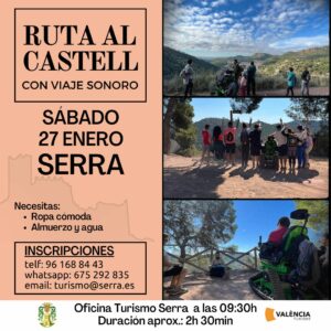 Lee más sobre el artículo Primera ruta al Castell de Serra del 2024