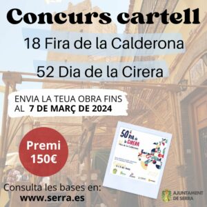 Lee más sobre el artículo Un concurso decidirá el cartel de la Fira de la Calderona