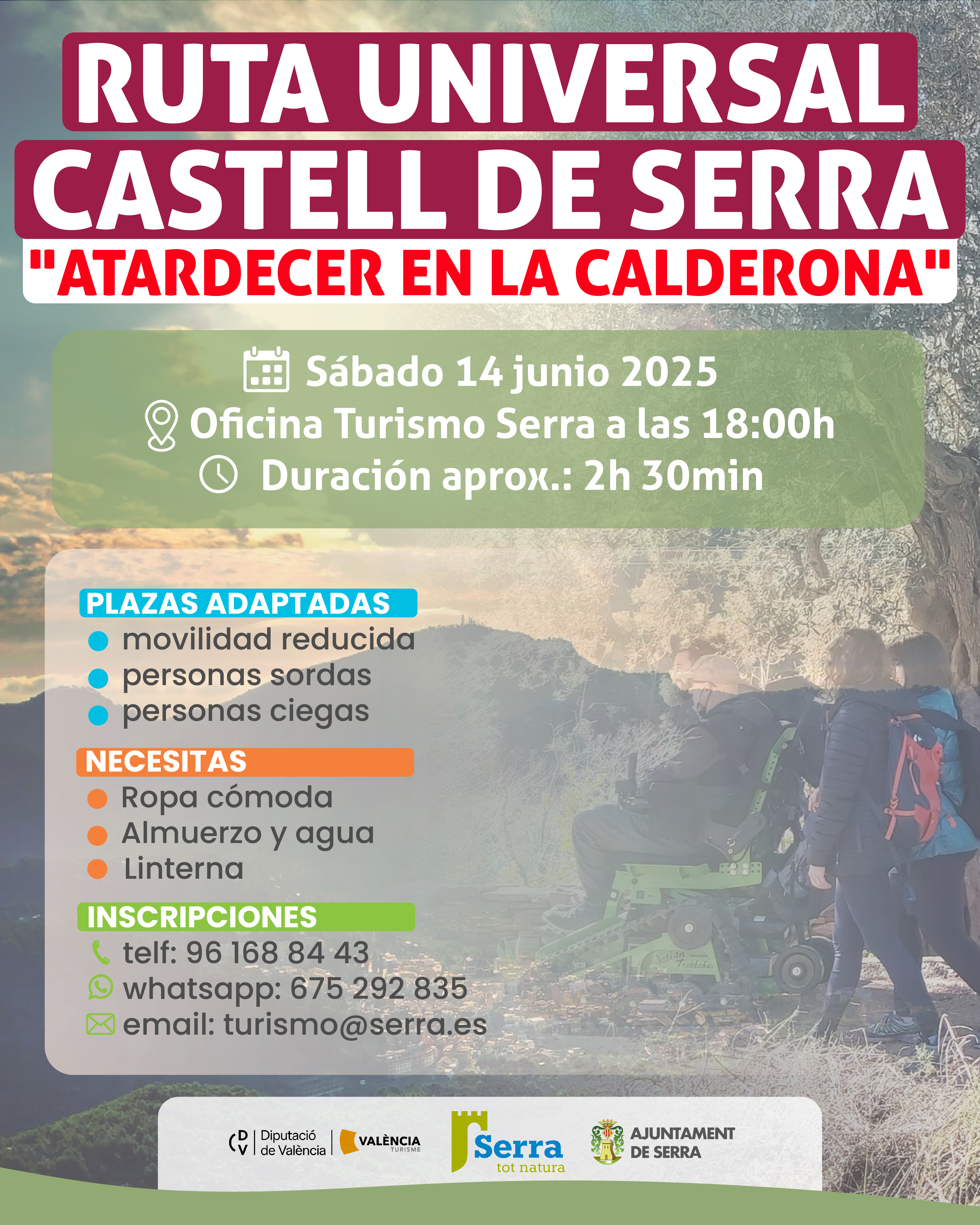 You are currently viewing Ruta universal al Castell 14 de juny