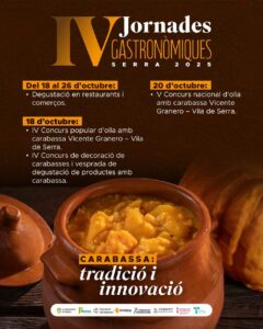 Read more about the article Serra celebra les IV Jornades Gastronòmiques de la carabassa