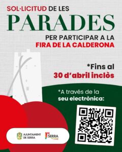Read more about the article Obrim termini per a participar en la Fira de la Calderona